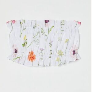 H&M Wildflower Tube Top